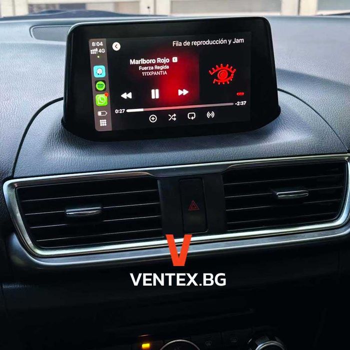 Безжичен Carplay и Android Auto адаптер за Mazda след 2015 година