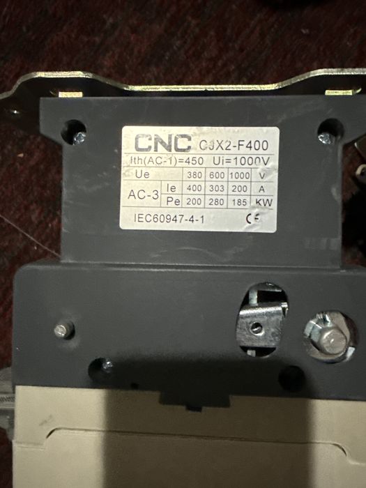 Puskatel kontaktr 400 amper