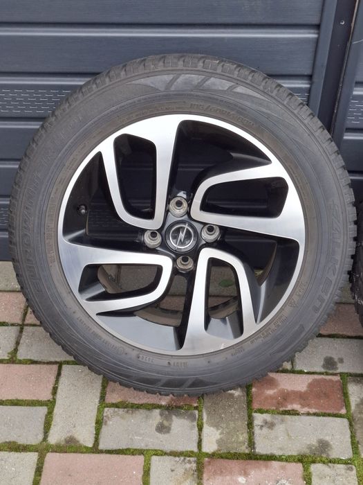 Set jante originale  Opel 4x108 cu anvelope  iarna falken  195 60 16