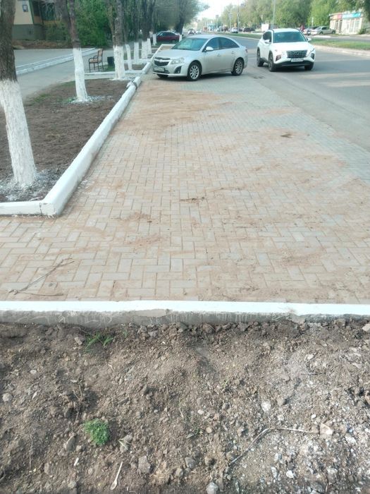 Укладка брусчатки