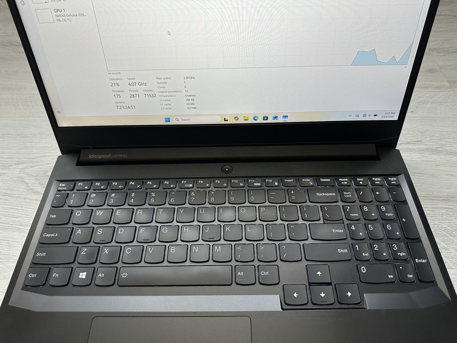 Laptop Gaming Lenovo IdeaPad 3 | Ryzen 5 5600H  | GTX 1650