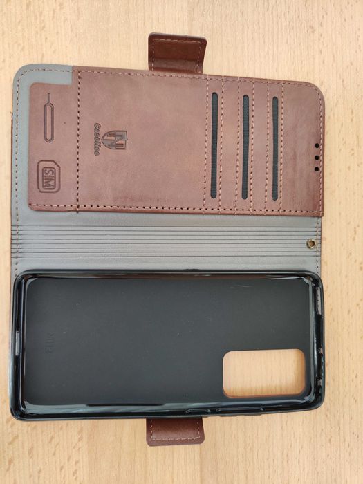 Кожен калъф с капак за Xiaomi 12/12S