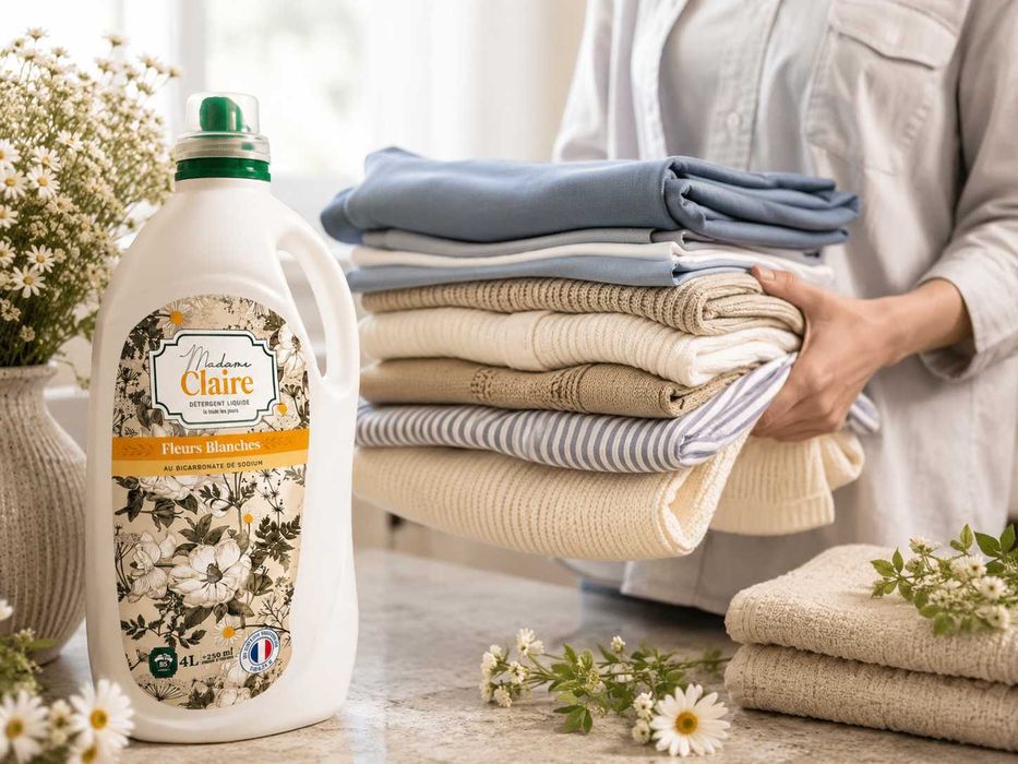 Detergent Madame Claire 4L+250ml CADOU – parfum intens și haine fresh
