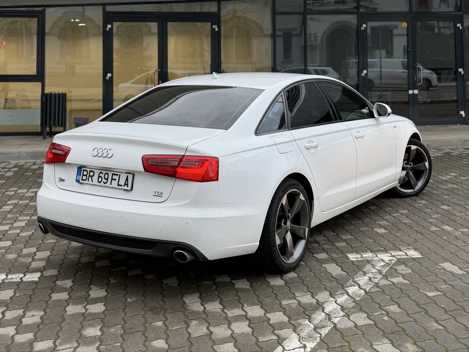Audi A6 3.0tdi QUATTRO Far Matrix-2013-Alb perlat-Distronic