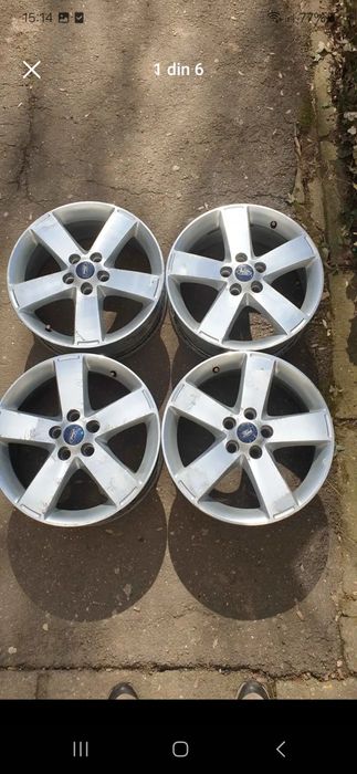 Jante aliaj 5x108 r17 r18 ford focus 2 3 mondeo c-max kuga vignale