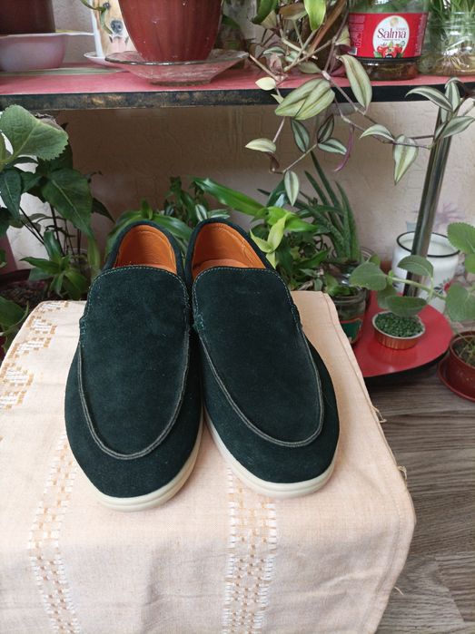 Мокасины замшевые  р.41