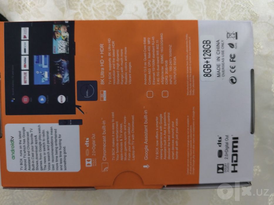 Smart tv 8/128 gb
