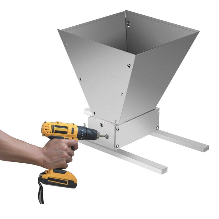 Moara Macinare Malt Bere (homebrew) cu 2 role, ajustabila