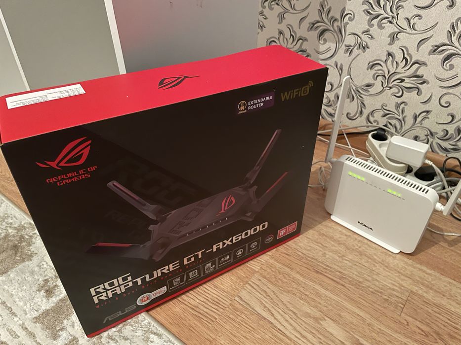 Модем Игровой ASUS ROG Rapture GT-AX6000