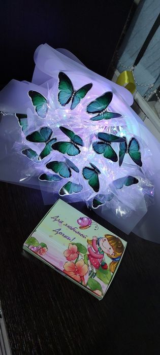 Букеты из бабочек