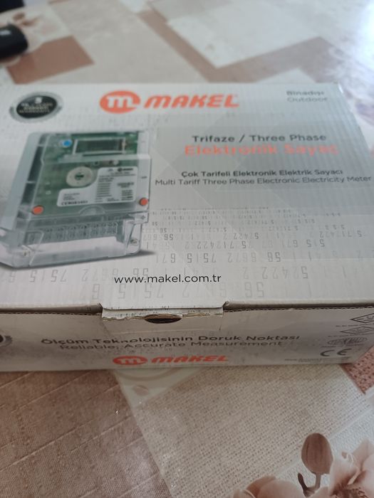Двойнотарифен монофазен и трифазен електромер Makel 5-100 A, M600.2251