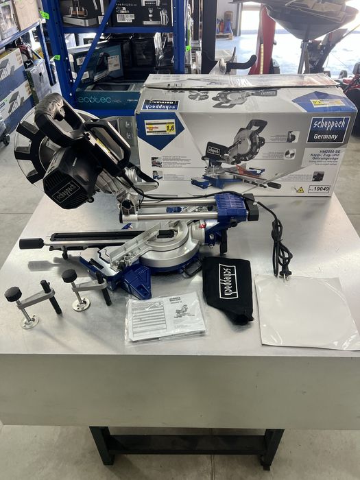 Пендула / Настолен потапящ циркуляр с изтегляне Scheppach HM2000SE -2000W ,4700 об/мин