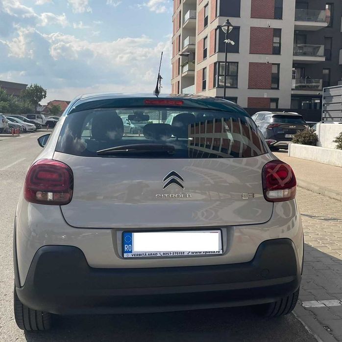 Citroen C3 - an 2022, 1.2 benzină - impecabilă. Inmatriculată.