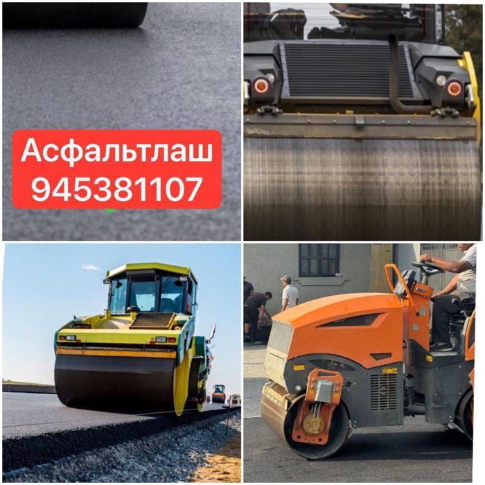 Asfalt yotqizish Xizmati.