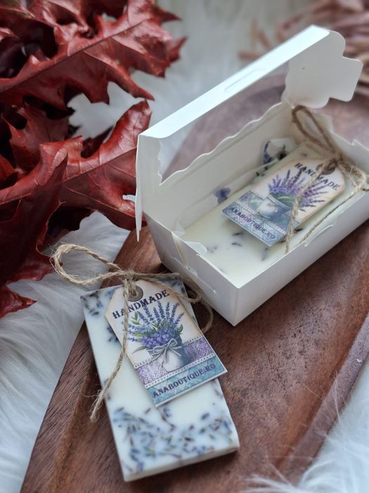 Odorizante de dulap din ceară naturală din soia parfumată-lavandă