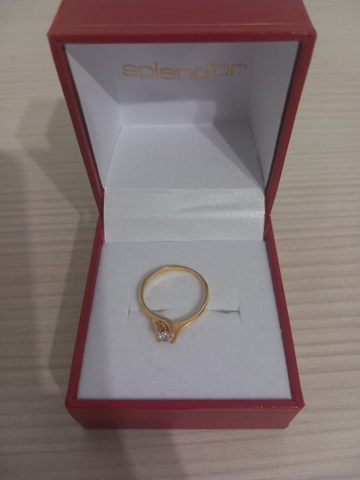 Inel din aur, cu diamant natural Splend'or