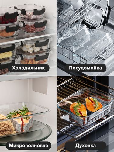 Контейнера для хранения стеклянные