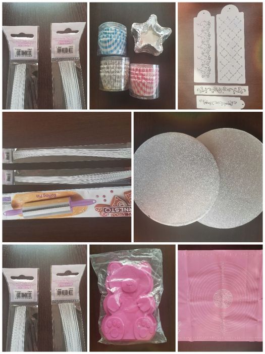 Сет сладкарски принадлежности, резци и молдове