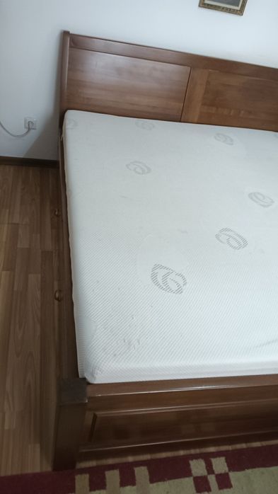 Pat lemn masiv de fag,180/200