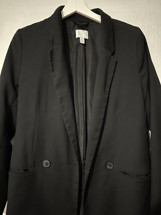 Черно сако/блейзър HiM