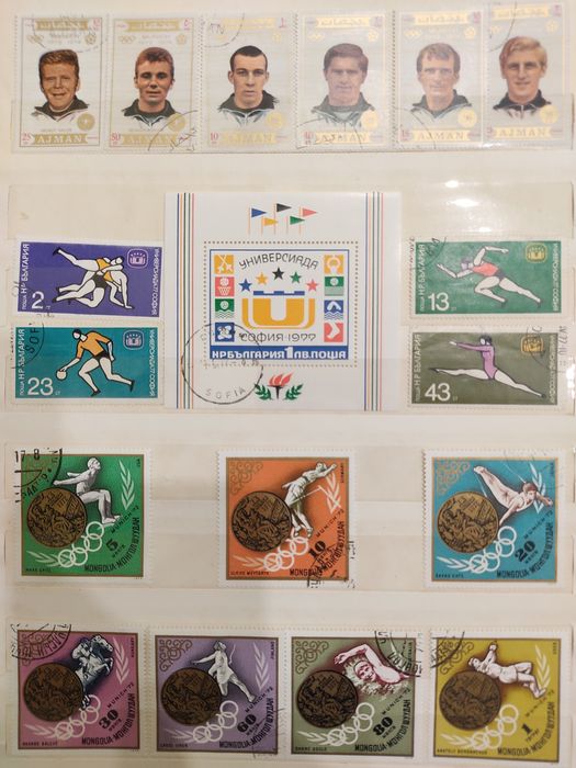 Почтовые марки. Альбом "Спорт-2"