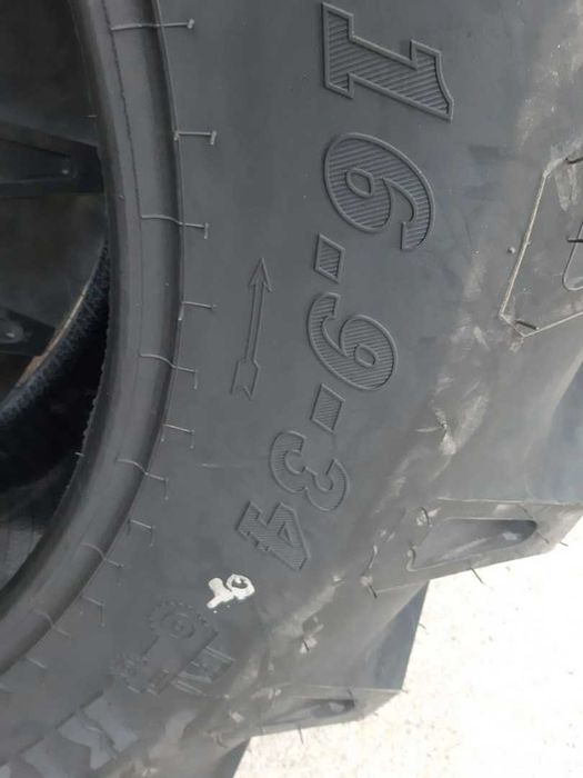 Anvelope noi de tractor spate 16.9-34 MRL cu 14PR groase rezistente