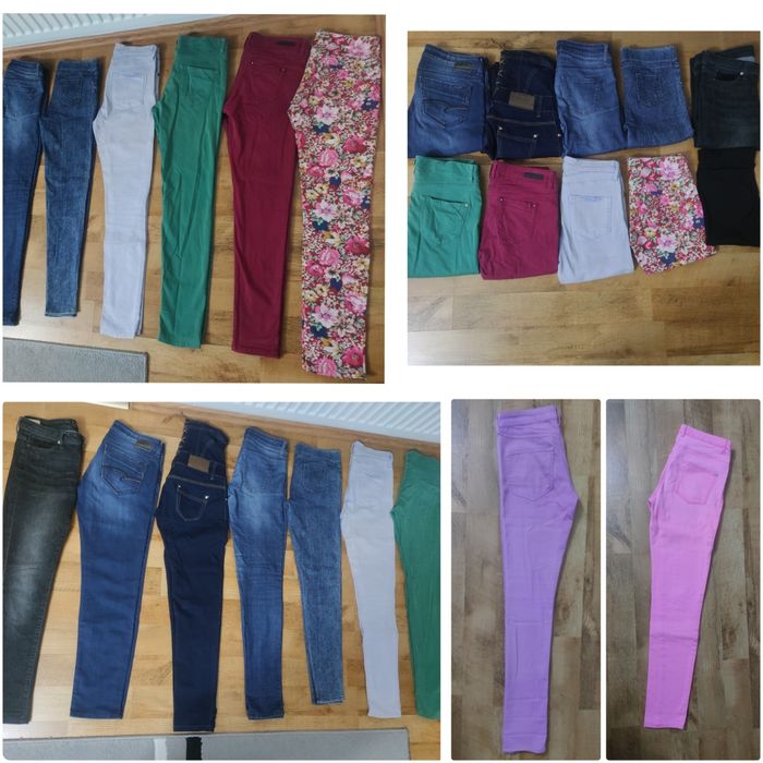 Lot 13 perechi blugi, H&M,Mas. 38