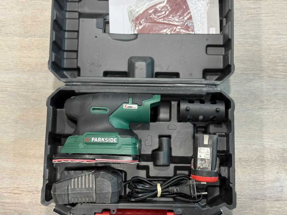 Мултишлайф PARKSIDE PAMS 12 A1 – комплект с батерия, зарядно и куфар