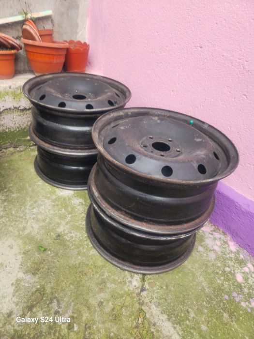 Set 4 jante tabla renault/ford R16 5x108 ET50 stare buna 200 lei toate 4