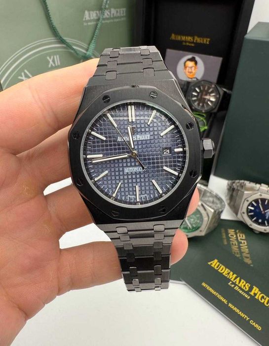 audemars piguet royal oak черно/синьо
