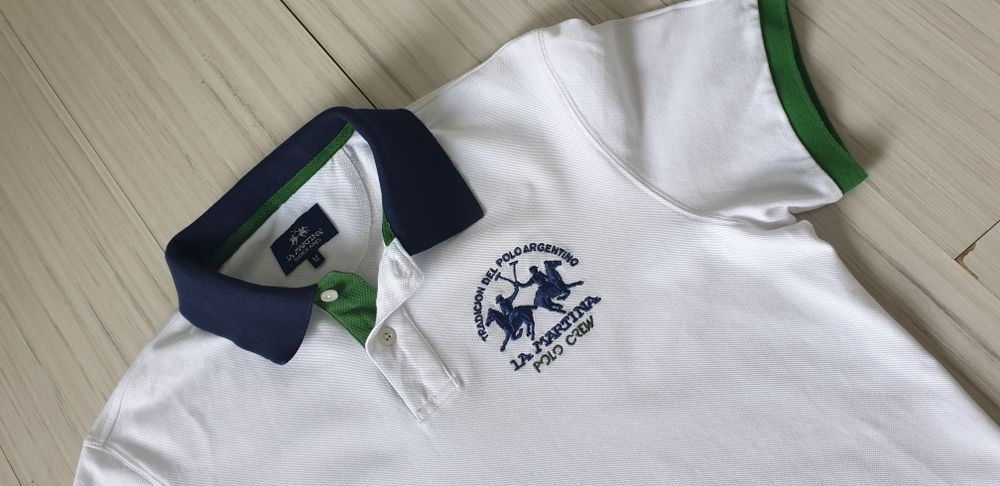 La Martina Pique Cotton Mens Size M НОВО! ОРИГИНАЛ! Мъжка Тениска!