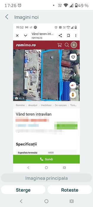 Vând teren intravilan