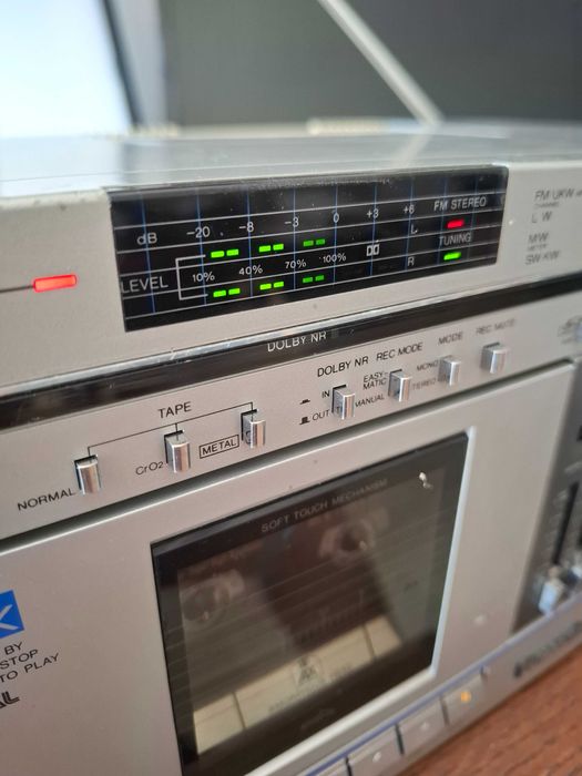 Radiocasetofon retro Panasonic RX-C60L, DEFECT