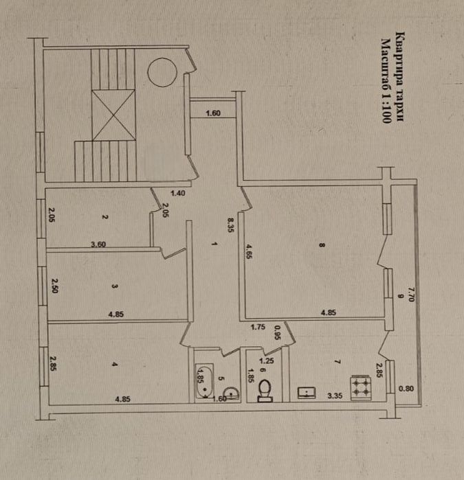 Продается квартира центр,  ул Чехова 4/2/9 98м²