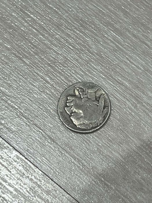 Стара   американска монета "Buffalo" Nickel