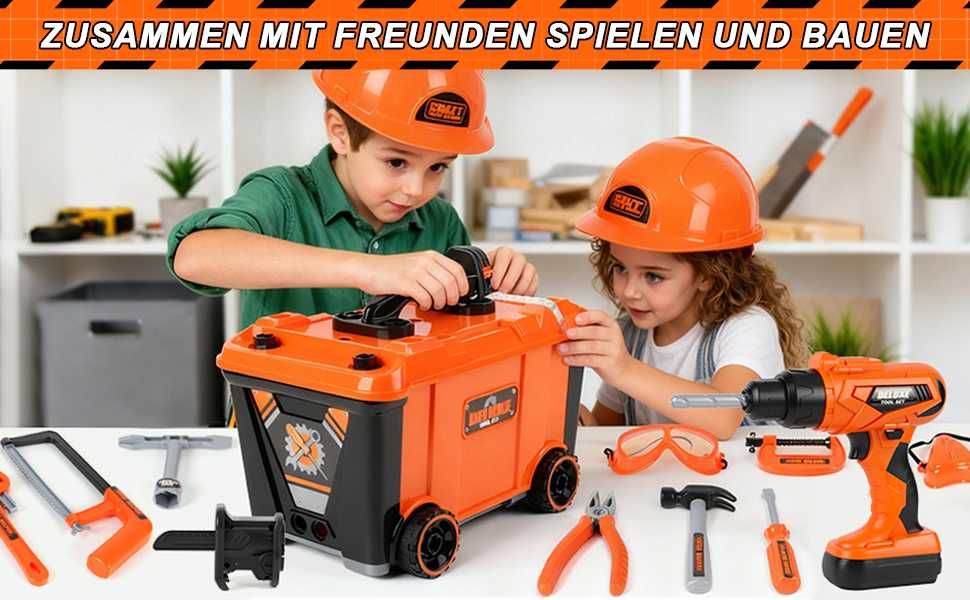 Детски комплект с инструменти My First Tool Box Deluxe