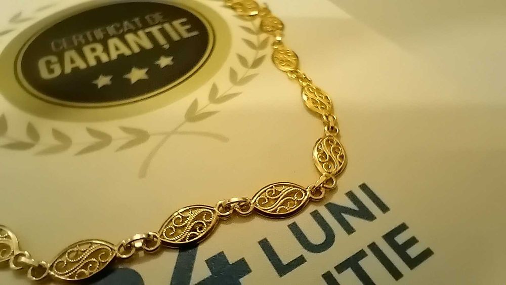 Lant aur 18k Ag20 Dancu b28509 garantie 2 ani