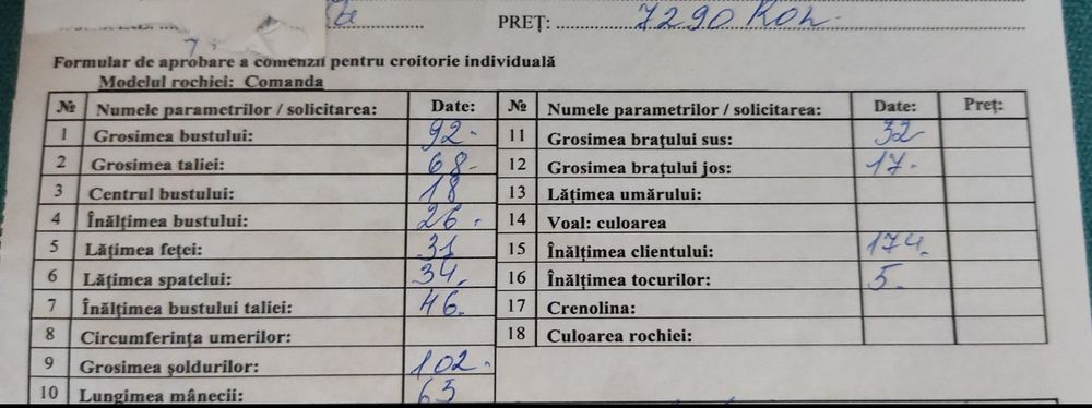 Rochie mireasa tafta model Doua Inimi colecția 2024