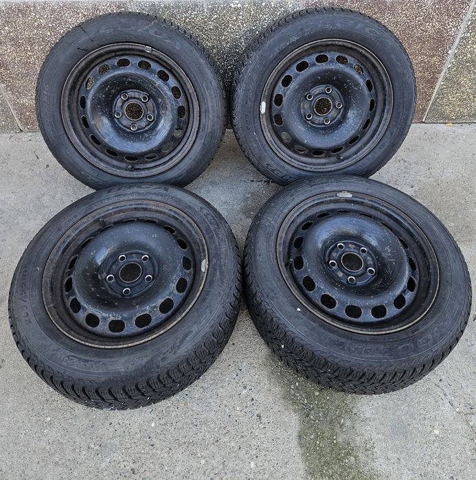 Cauciucuri M+S + jante pe 16