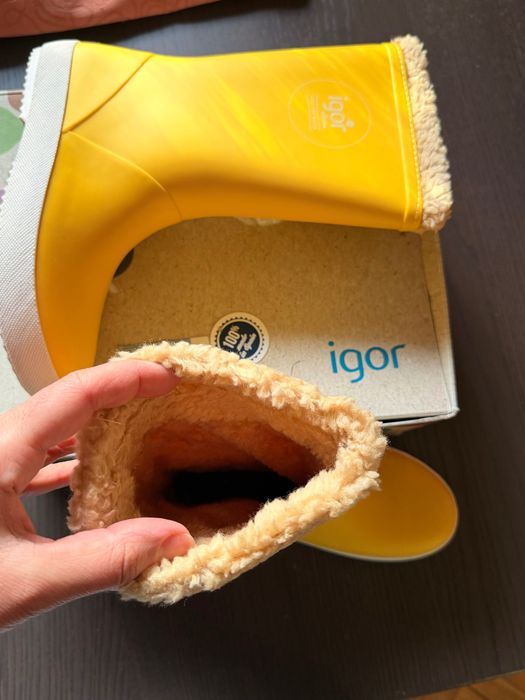 Igor Гумени ботуши Splash Nautico Borreguito W10207-050 Цвят: жълти