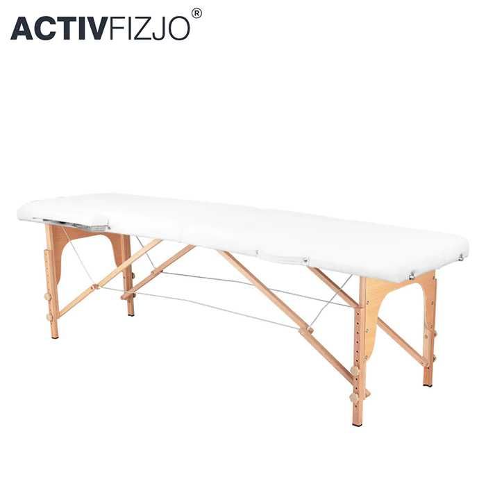 Дървена масажна кушетка  Activ Fizjo - внос от Полша - бяла
