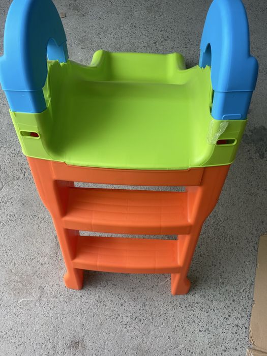 Tobogan Copii Keter K1 cu margini rotunjite pliabil si foarte stabil
