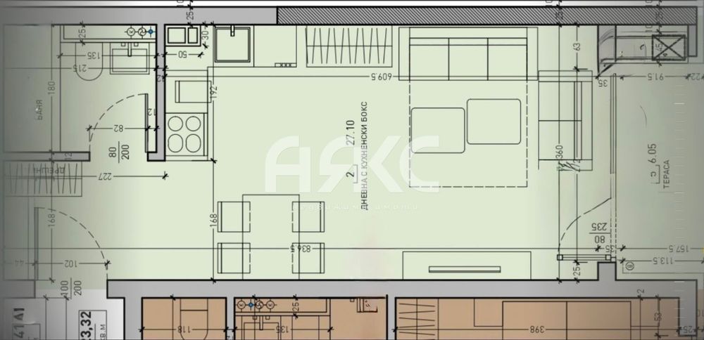 Продава се Едностаен апартамент в София, Малинова долина - 51 кв.м за 2255 €/кв.м - Снимка #1