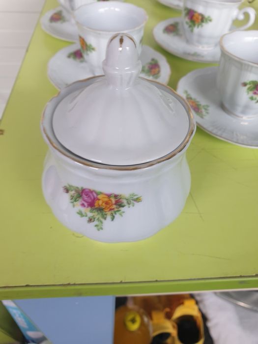 Set cești cafea și ceainic