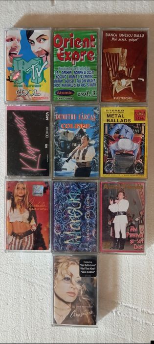 Lot casete audio si cd-uri manele ,populara,dance