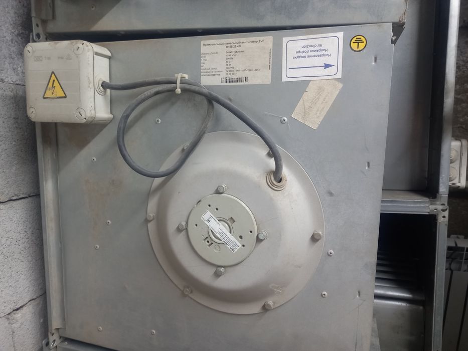 Канальный  квадратные  вентиляторы