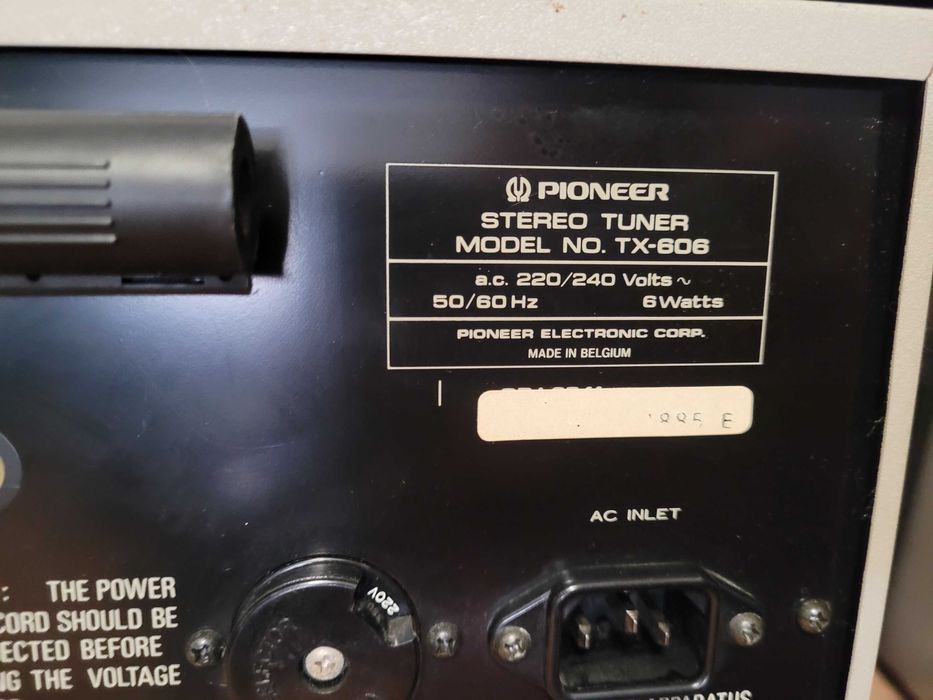 PIONEER SA-506 + PIONEER TX-606 set Hi-Fi vintage *1978