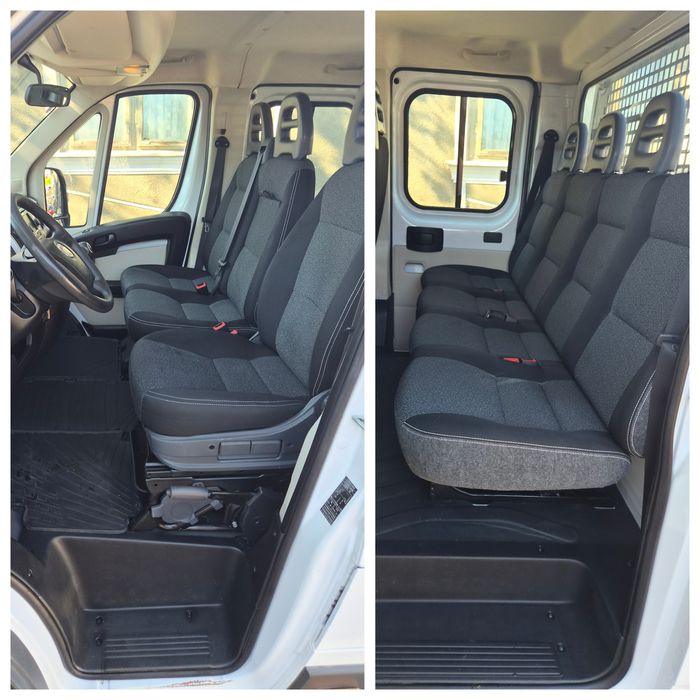 Fiat Ducato 2018 7loc+bena 3.3m  2.3 diesel131CP 164.000km reali