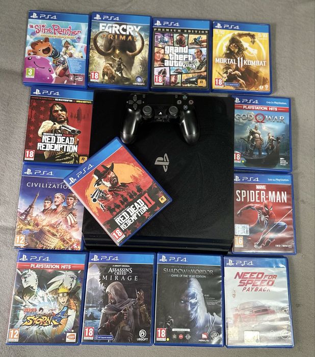Ps4 pro + 13 jocuri