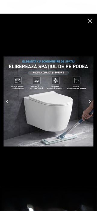 Set wc suspendat visam slim